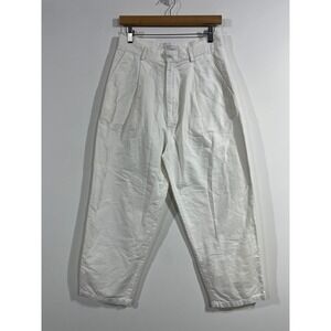 Haikure Coastal Pleated High Rise Wide Leg Pants Womens 28 Nautical Minimalist